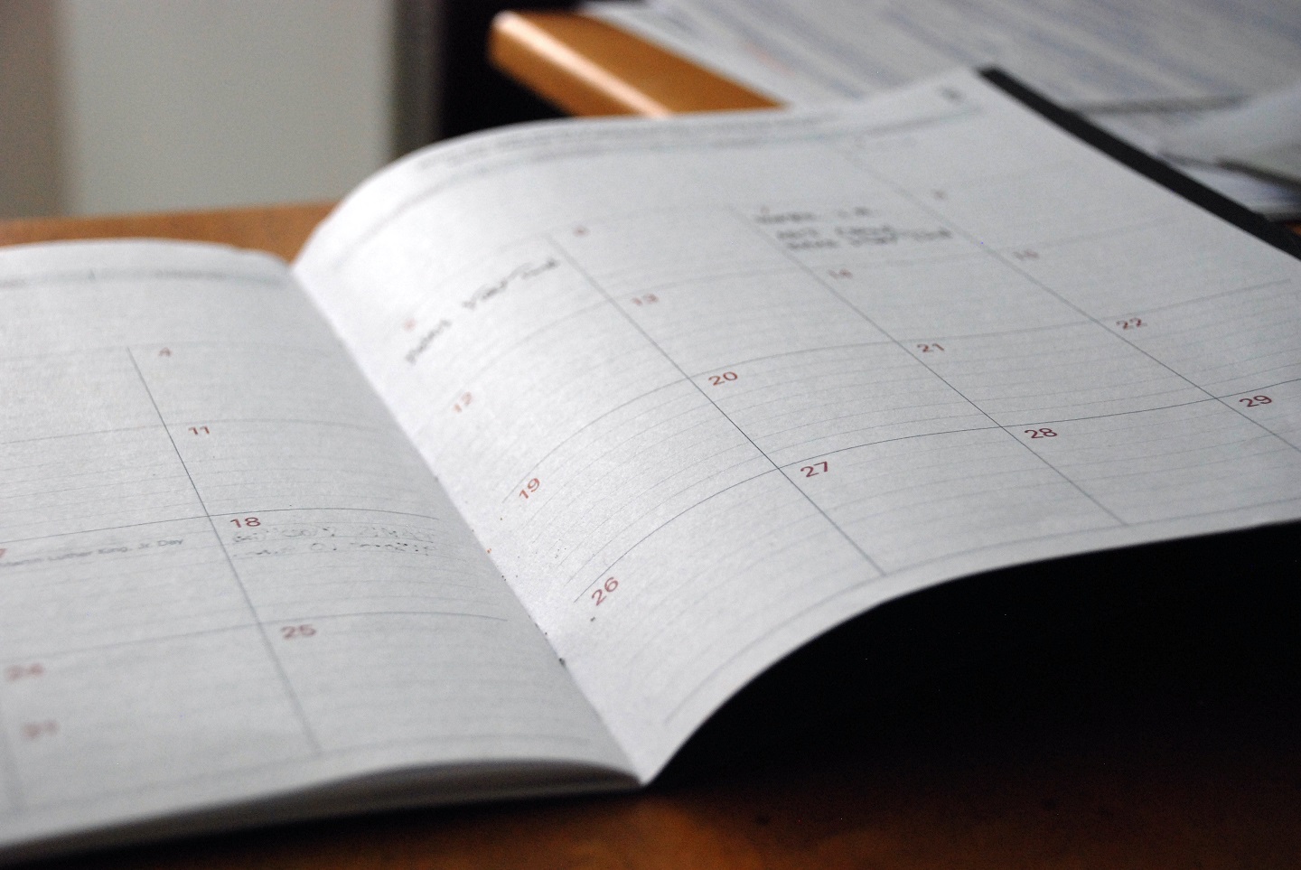agenda calendario habitos rutina