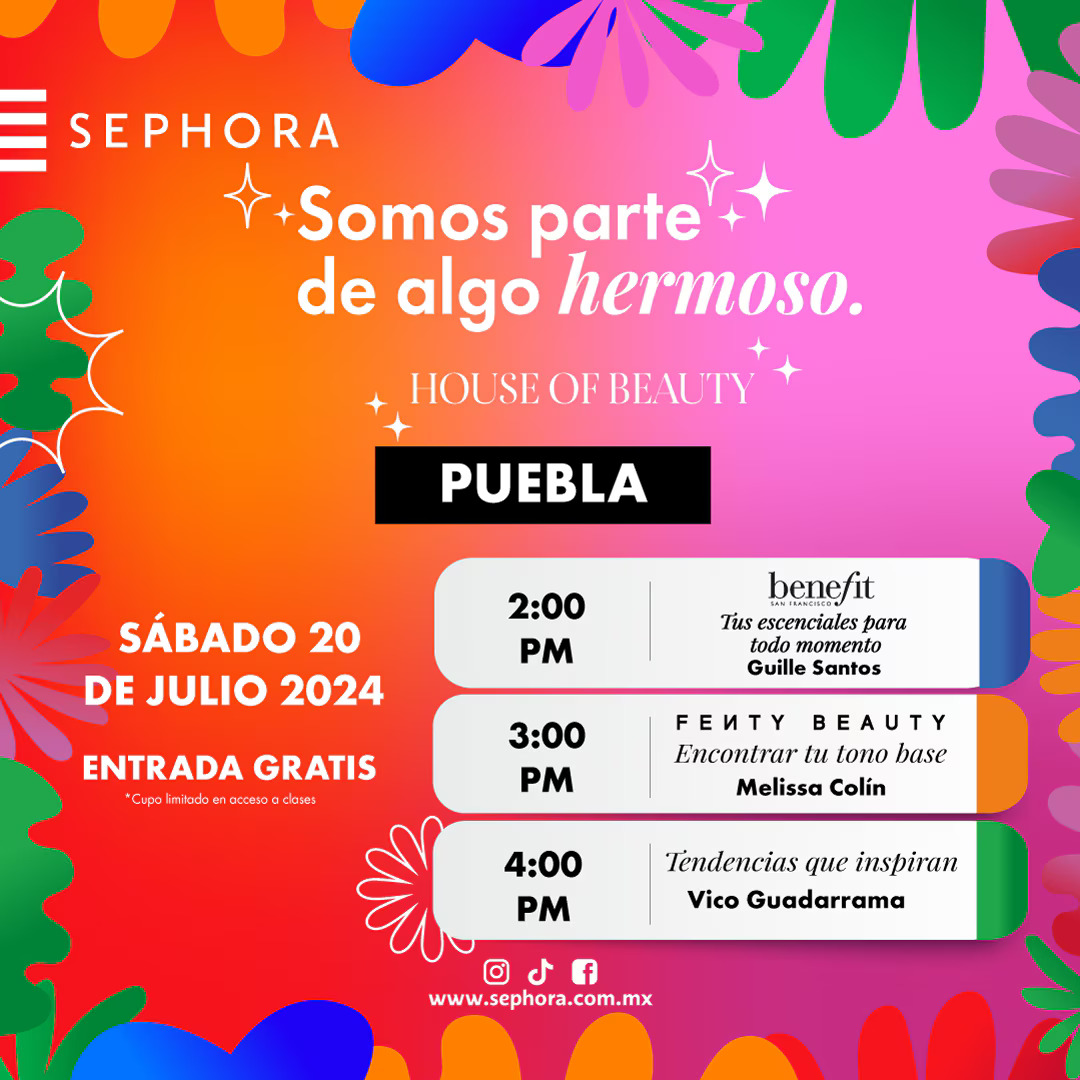 House of Beauty Sephora Puebla sabado