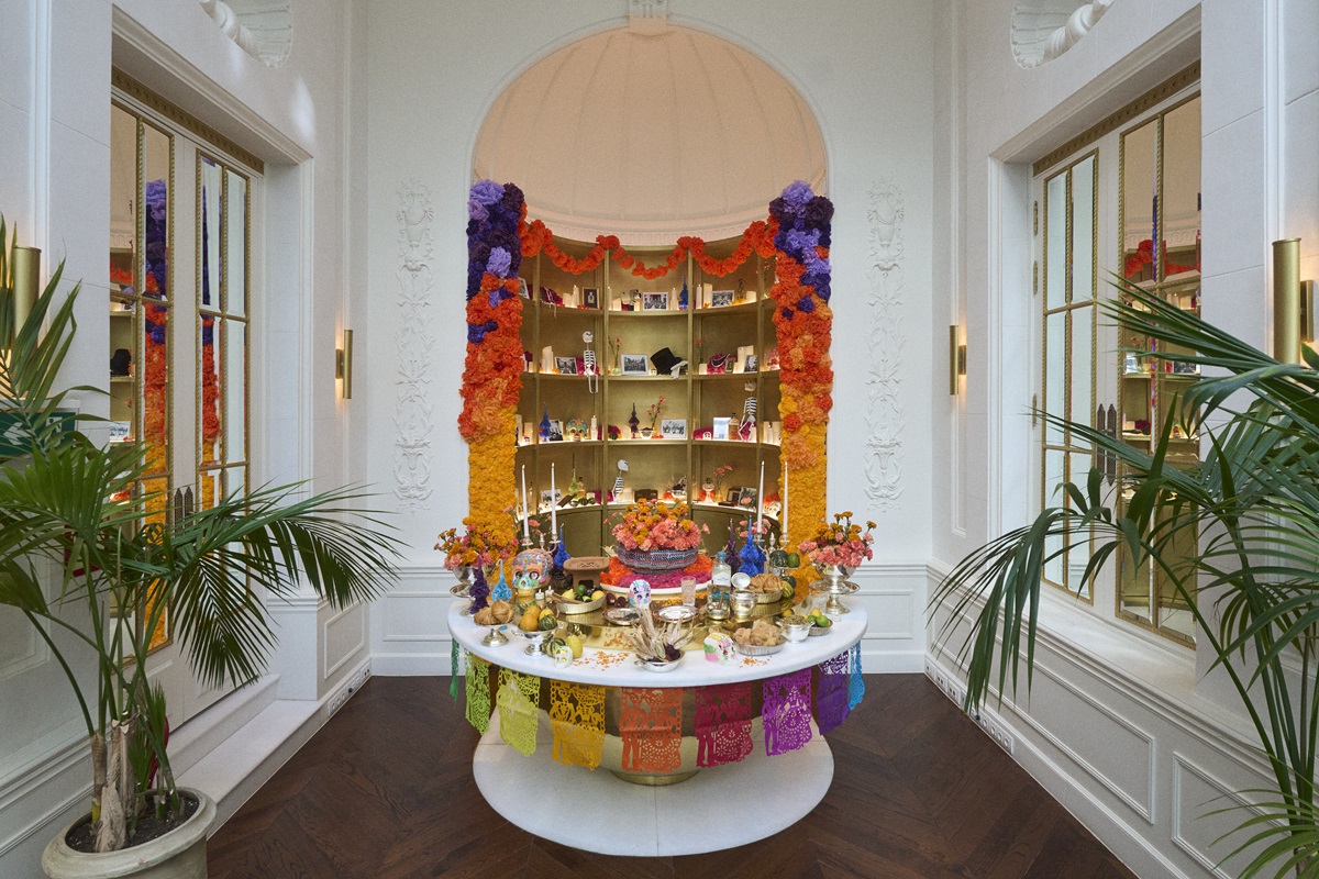 Dia de muertos altar ofrenda Ritz Madrid Mandarin Oriental