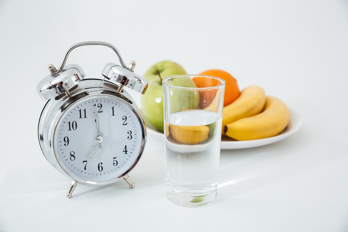 ayuno comida desayuno reloj fruta