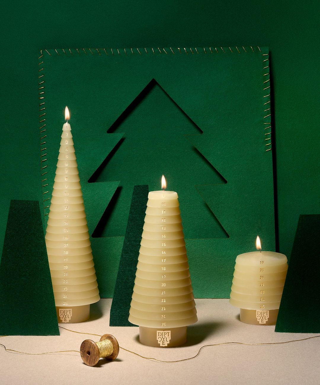 vela adviento pino arbol navidad 2024 diptyque