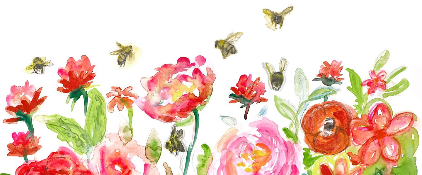 abejas día mundial de las abejas flores polinización