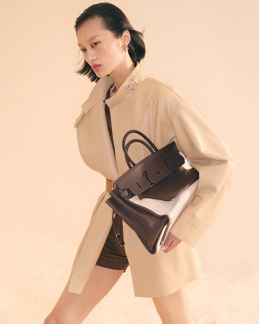 bolso abrigo gabardina Hermes