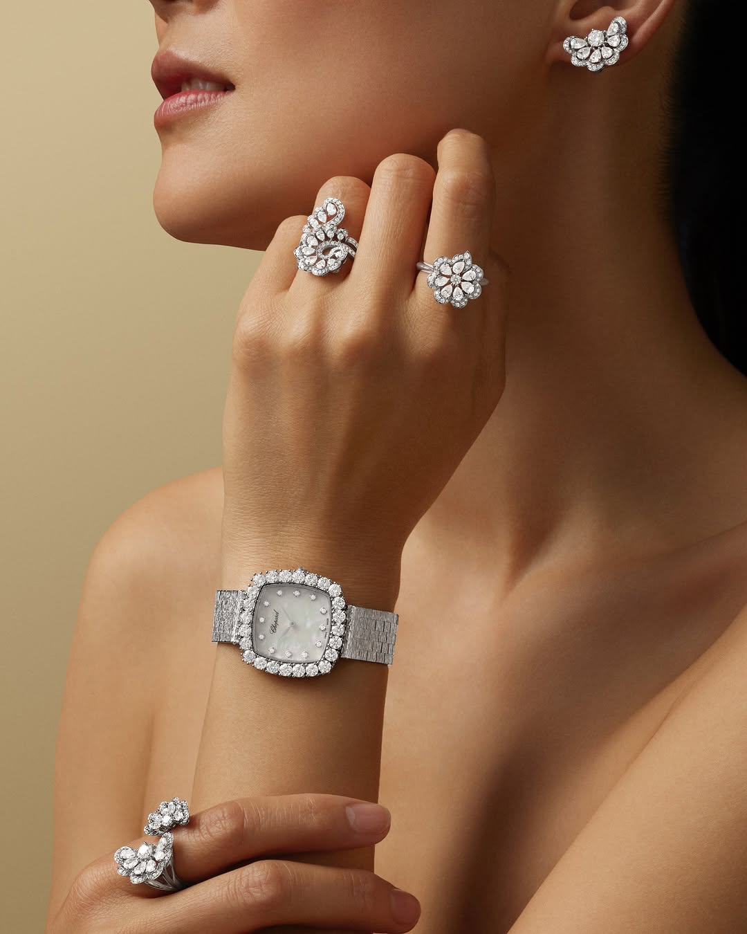 Chopard joyas reloj anillo diamantes happy hearts