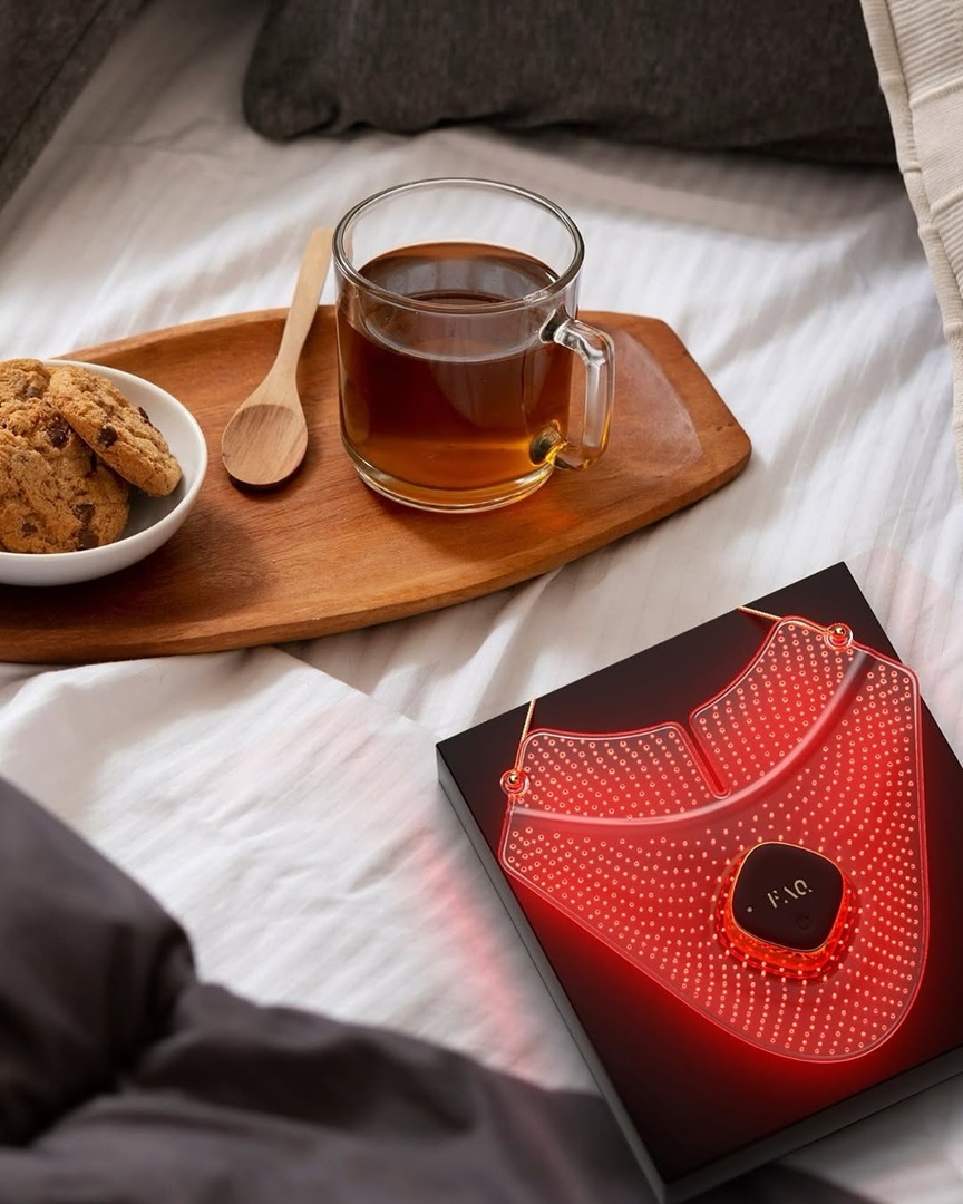 foreo luz roja cuello escote