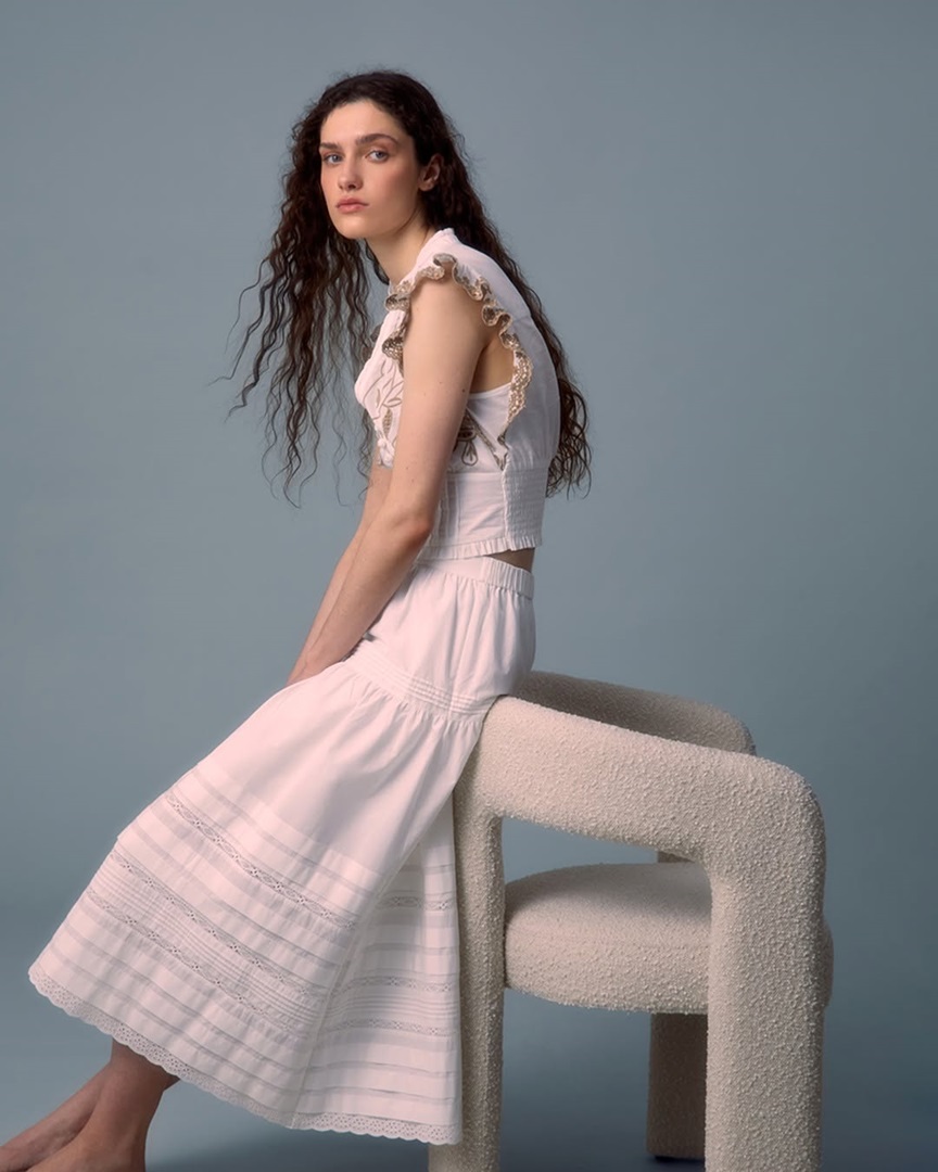 vestido blanco sfera