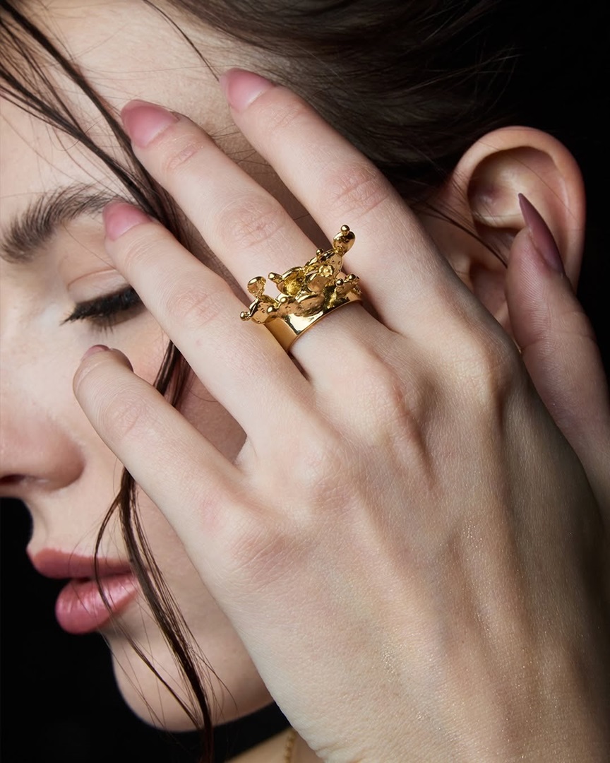 anillo nopal joyeria artesanal Sophie Simone Designs