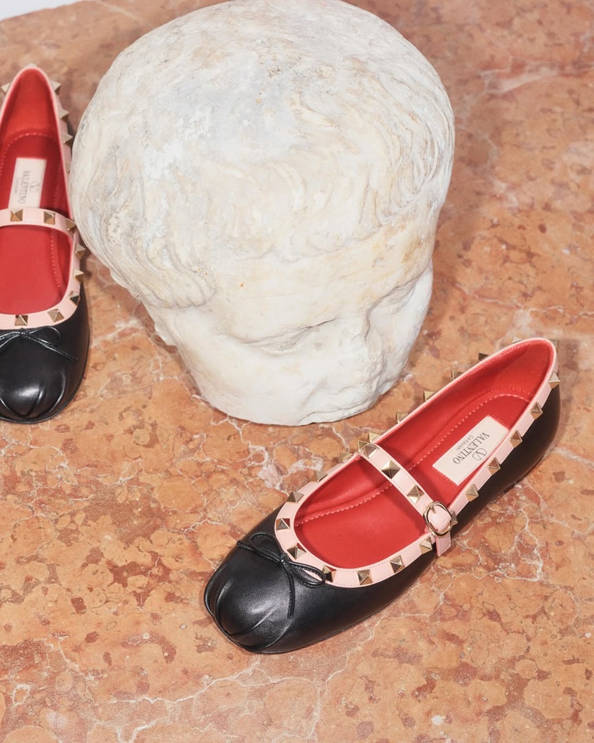 zapatos ballerinas mary jane Valentino otoño invierno 2026