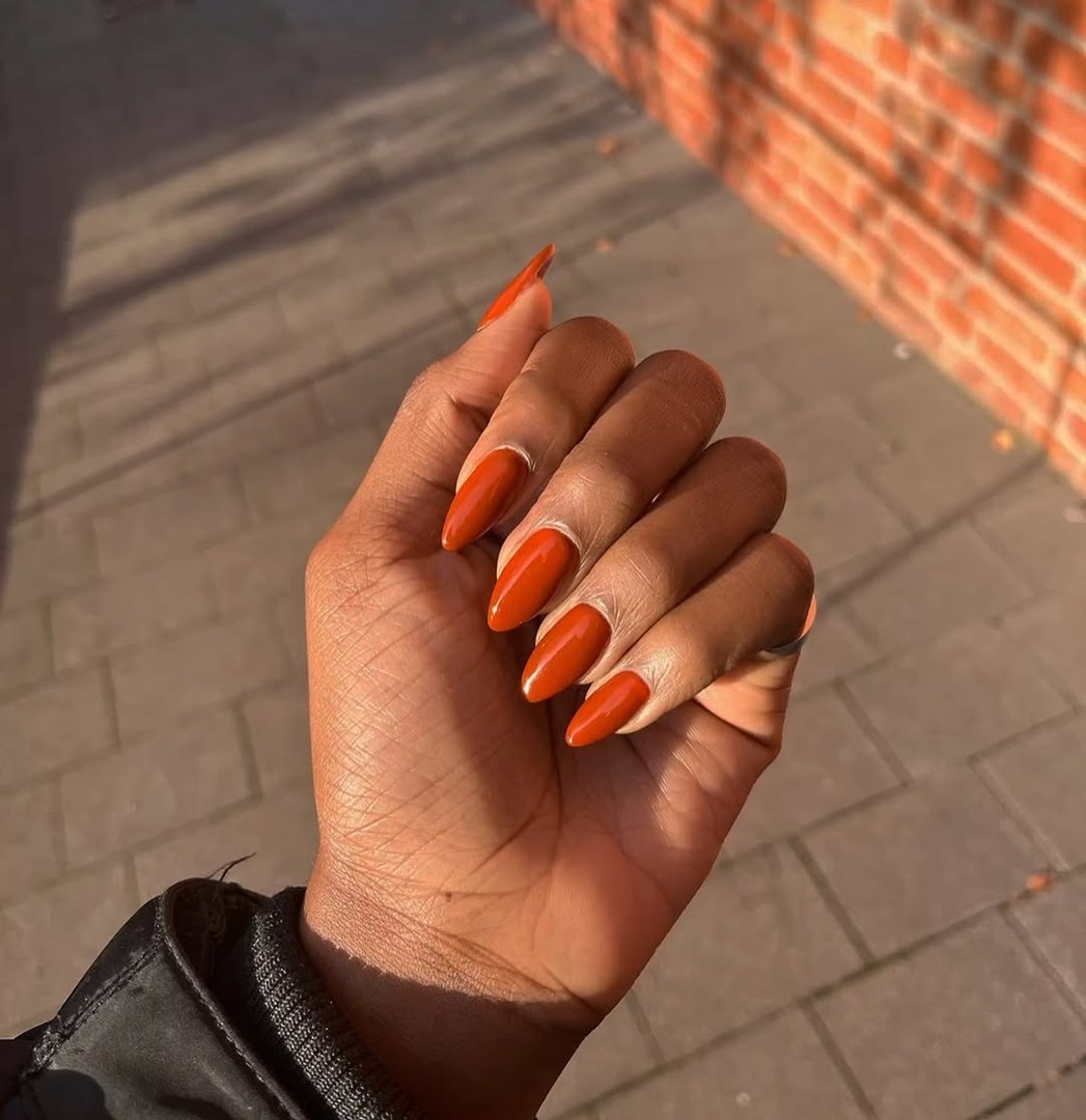 uñas nails otoño halloween naranja Pumpkin Cider